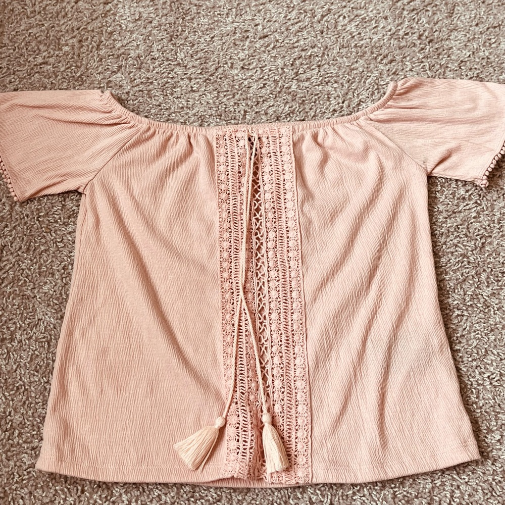 H&M cold shoulder top